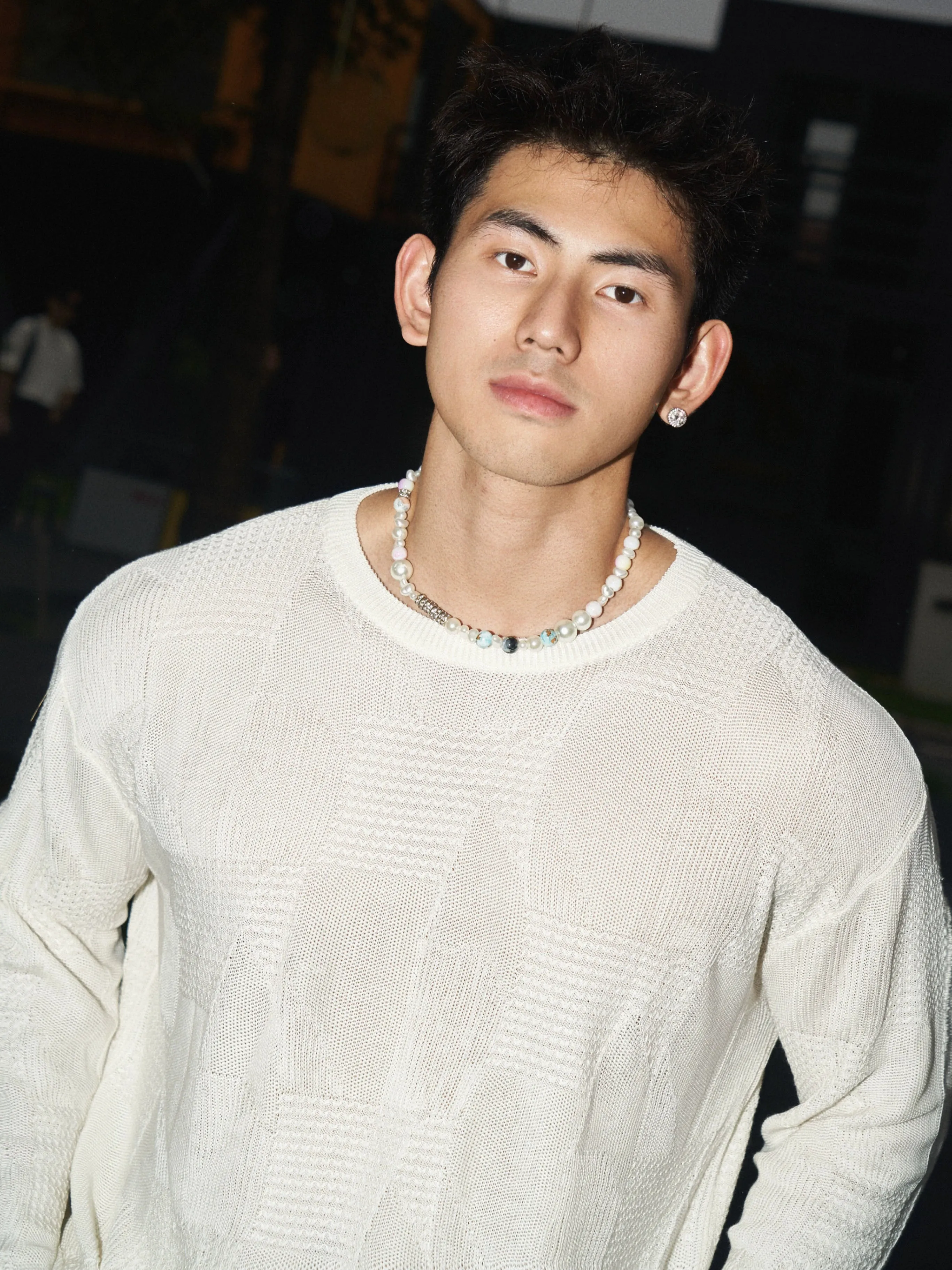 PLM Long Sleeve Breathable Hollow Jumper