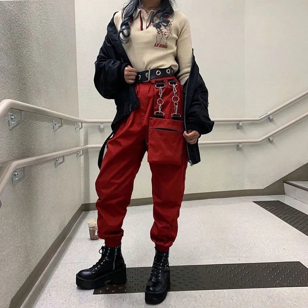 Pocket Elastic Ankle Cool Skinny Pants