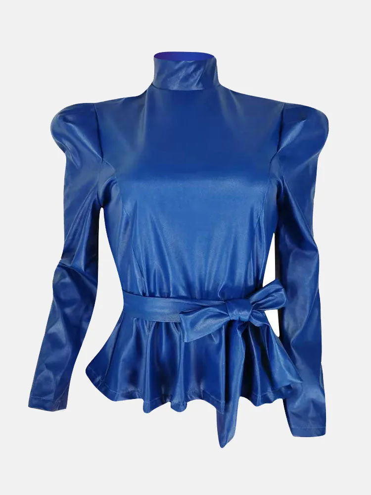 PU Fleece Graceful Patchwork Jacket