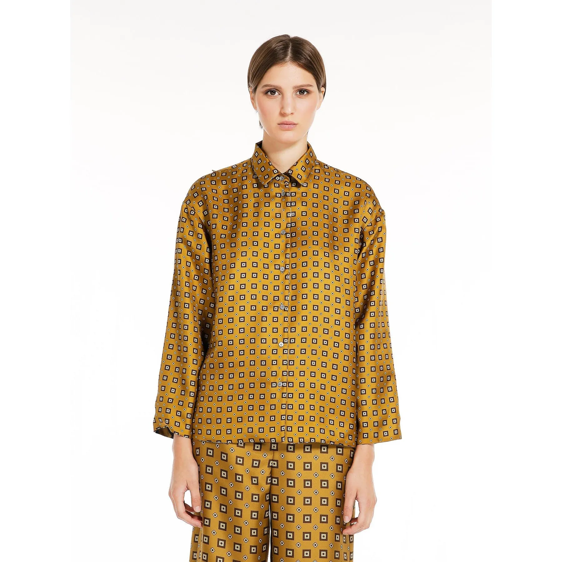 reversible silk shirt