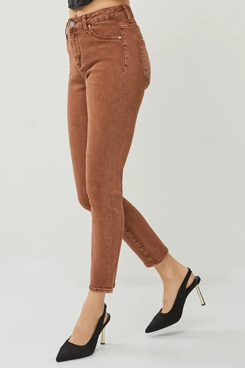RISEN HIGH RISE SKINNY PANTS