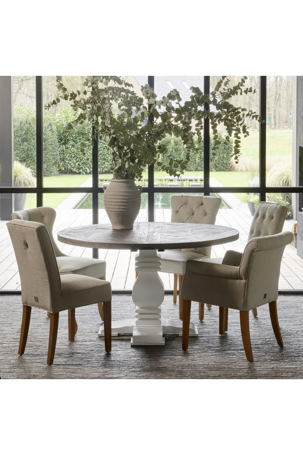 Round Mid-Century Dining Table | Rivièra Maison Crossroads