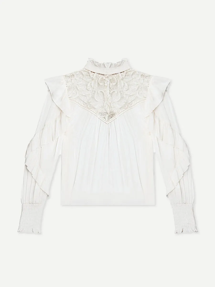 Seila Top in White