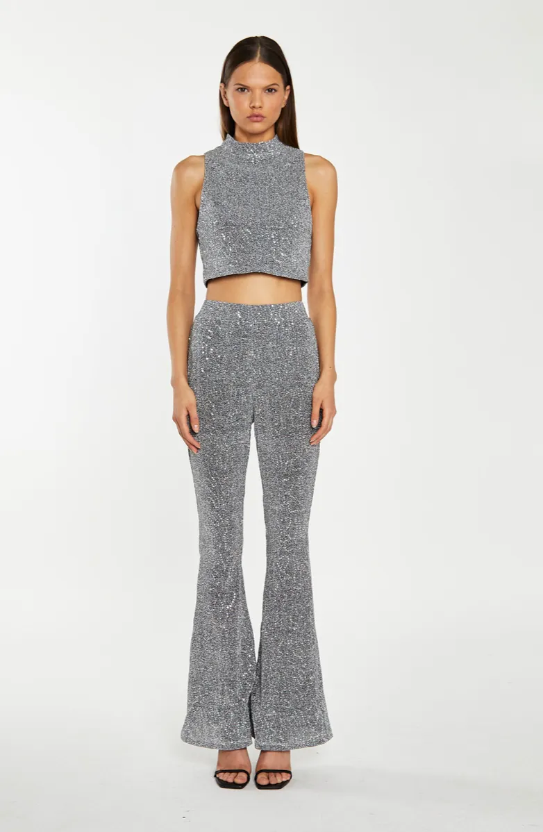 Sequin High Waisted Pants-FINAL SALE