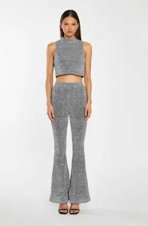Sequin High Waisted Pants-FINAL SALE