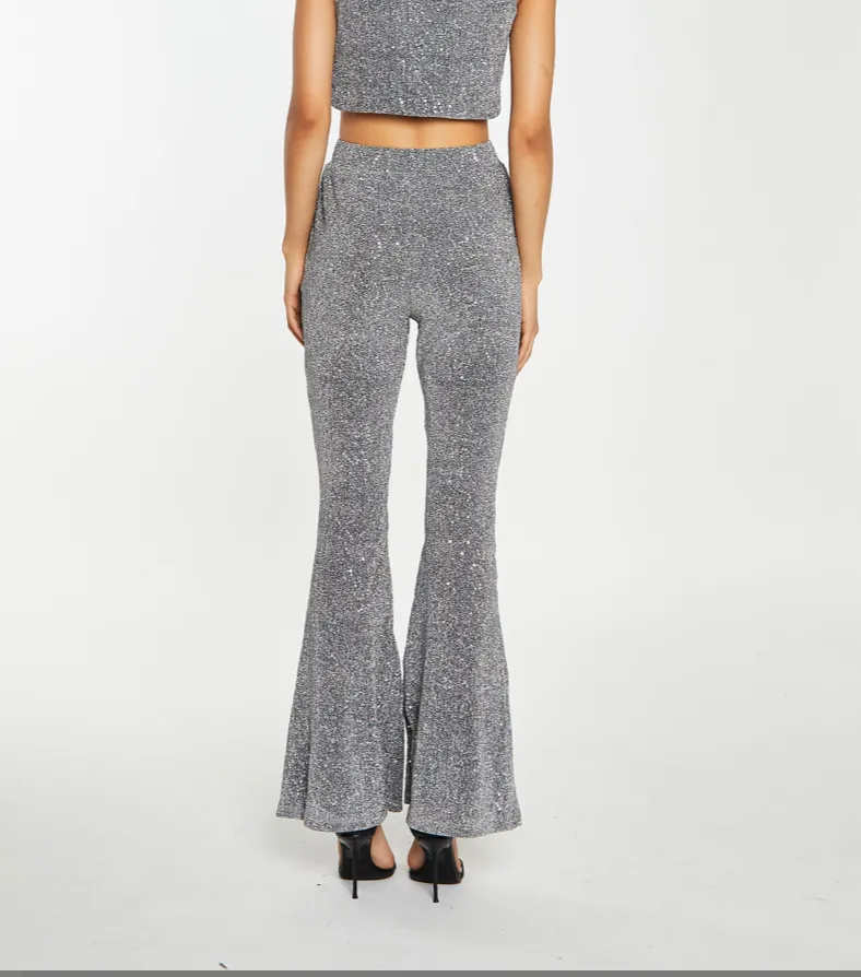 Sequin High Waisted Pants-FINAL SALE