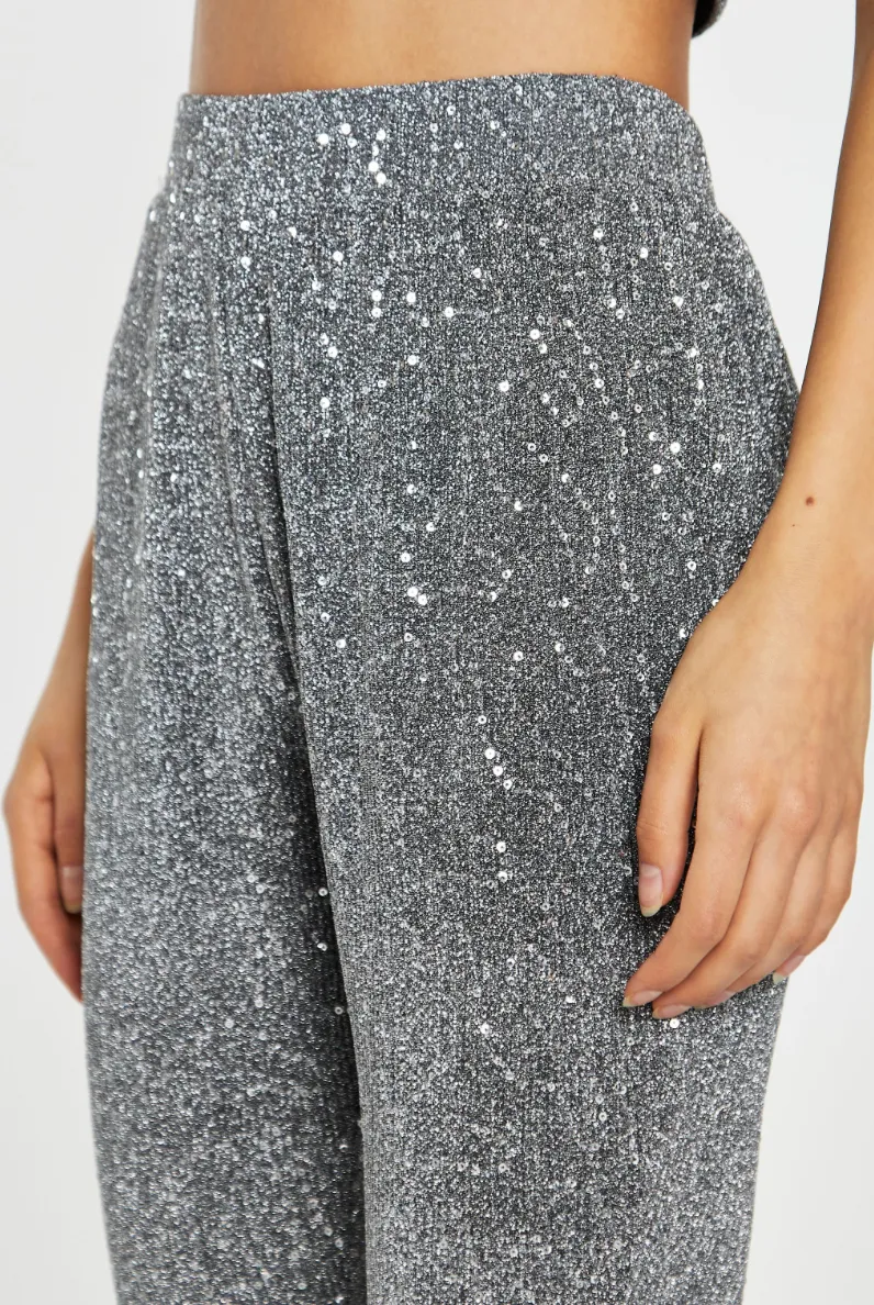 Sequin High Waisted Pants-FINAL SALE