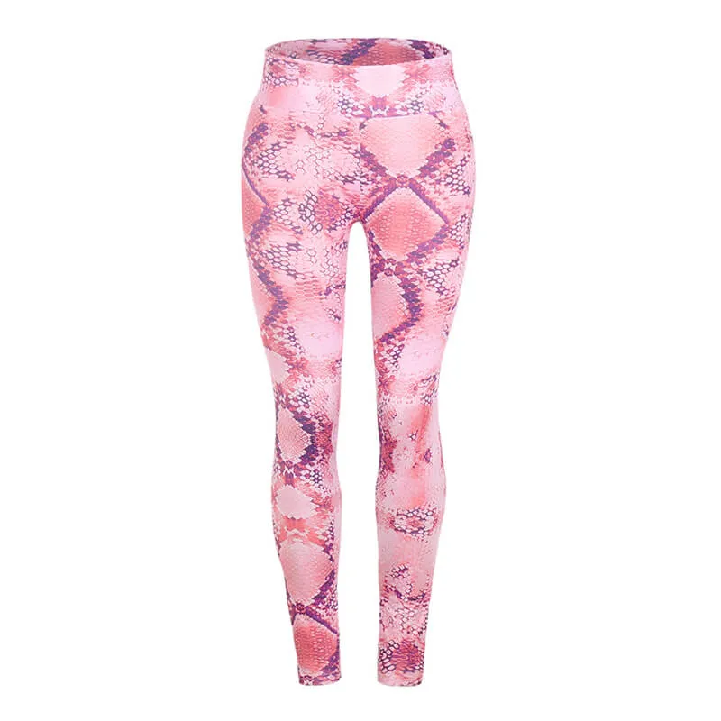 Sexy High Waist Skinny Snakeskin Leggings Pants