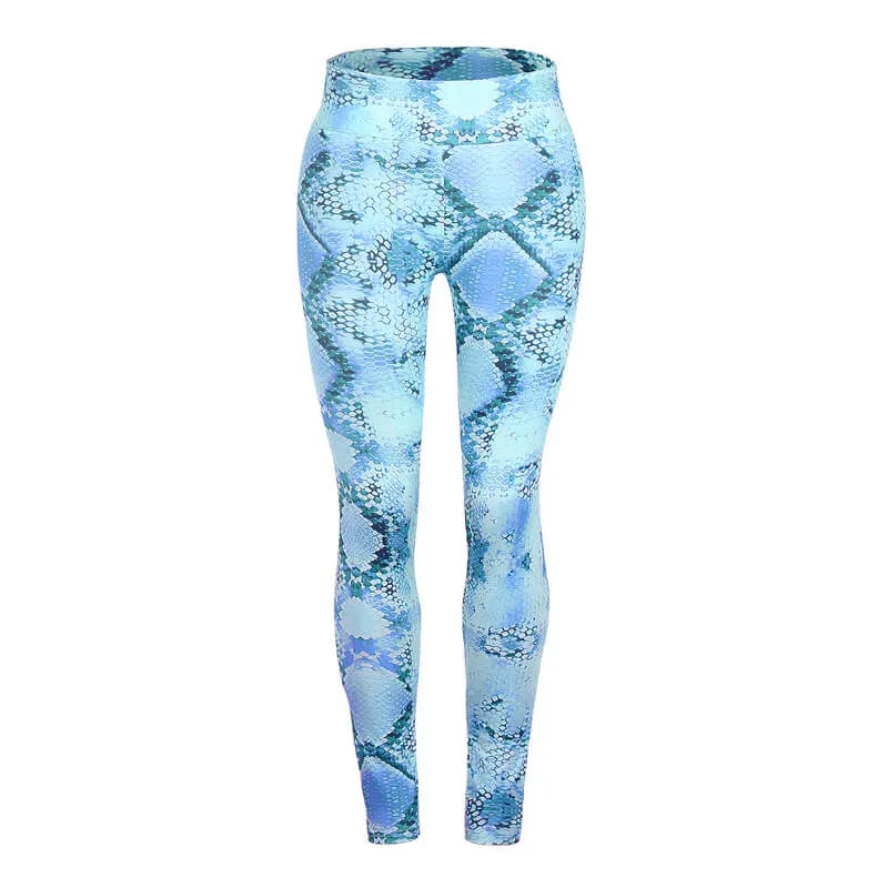 Sexy High Waist Skinny Snakeskin Leggings Pants