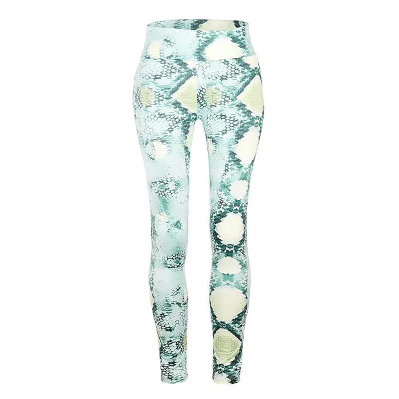 Sexy High Waist Skinny Snakeskin Leggings Pants