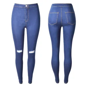 Sexy Plus Size Stretch Skinny Denim Pants