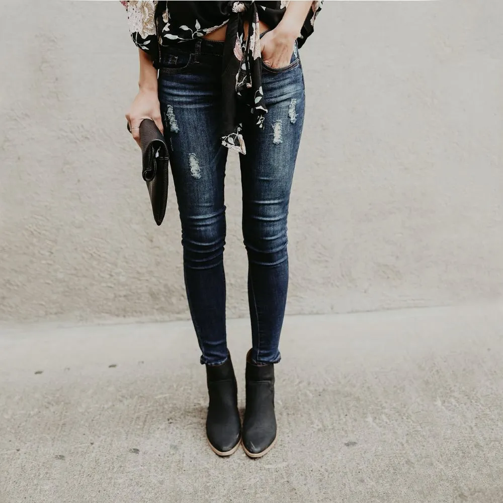 Sexy Summer High Waist Bodycon Skinny Denim Pants