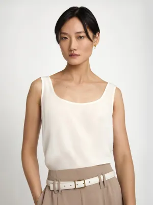 Silk tank top