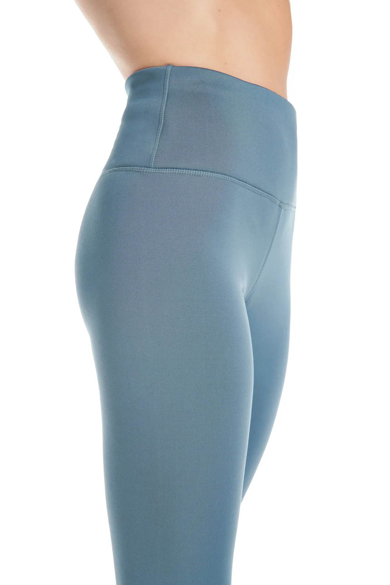 Sleek Sherpa Fleece-Lined High-Waist Legging