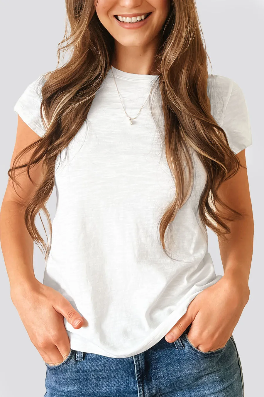 Soft Cotton Slub T-Shirt