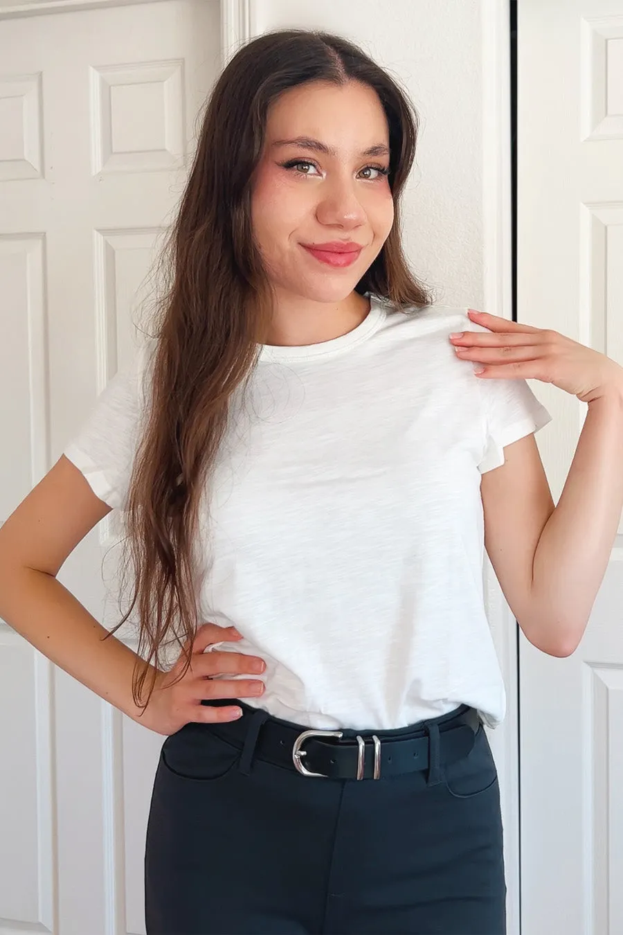 Soft Cotton Slub T-Shirt