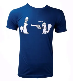 Squirrels Robbery T-Shirt Dark Blue