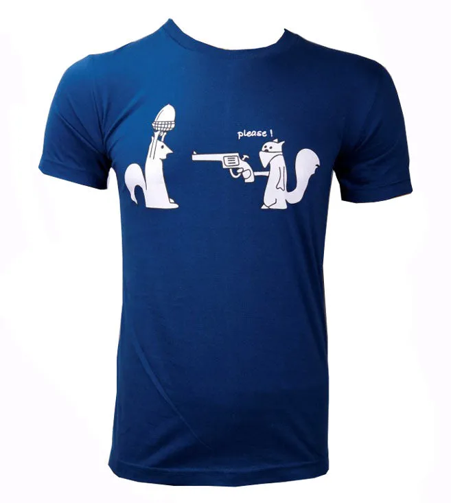Squirrels Robbery T-Shirt Dark Blue