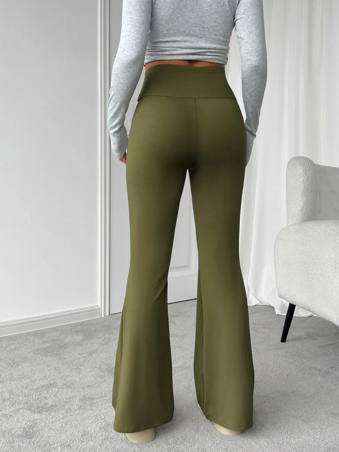 Stretchy Bootcut Pants
