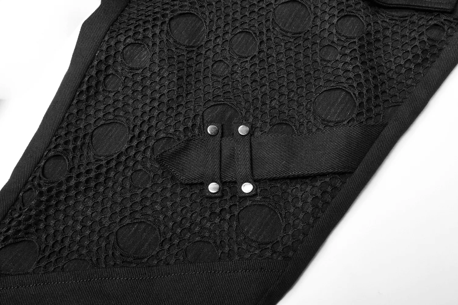 Stylish Gothic Lace-Up Side Detail Skinny Pants