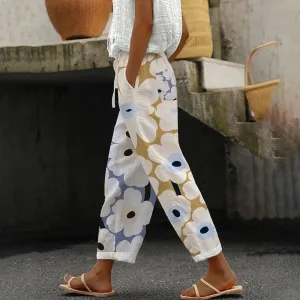 Stylish Print Side Pocket Pants