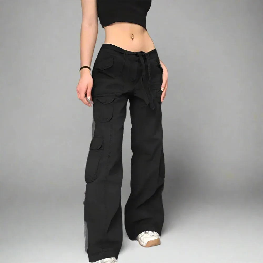 Stylish Y2K Cotton Cargo Pants