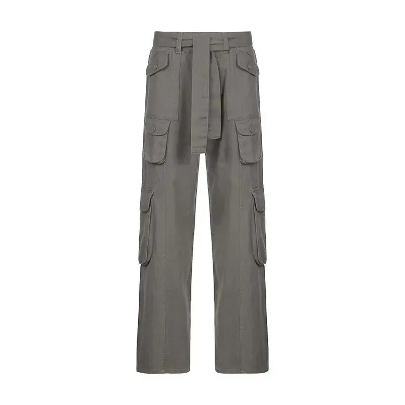 Stylish Y2K Cotton Cargo Pants
