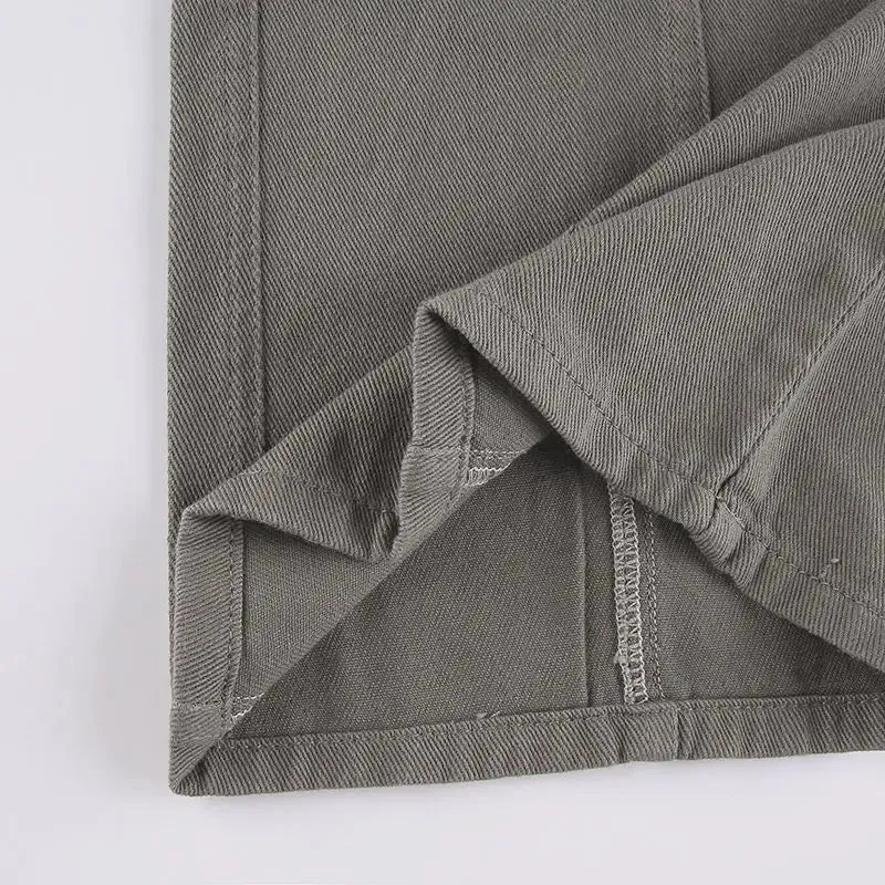 Stylish Y2K Cotton Cargo Pants
