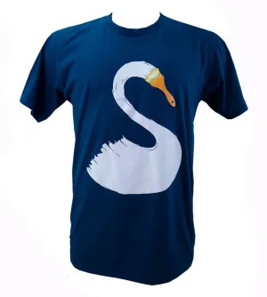 Swan Painting Brush T-Shirt