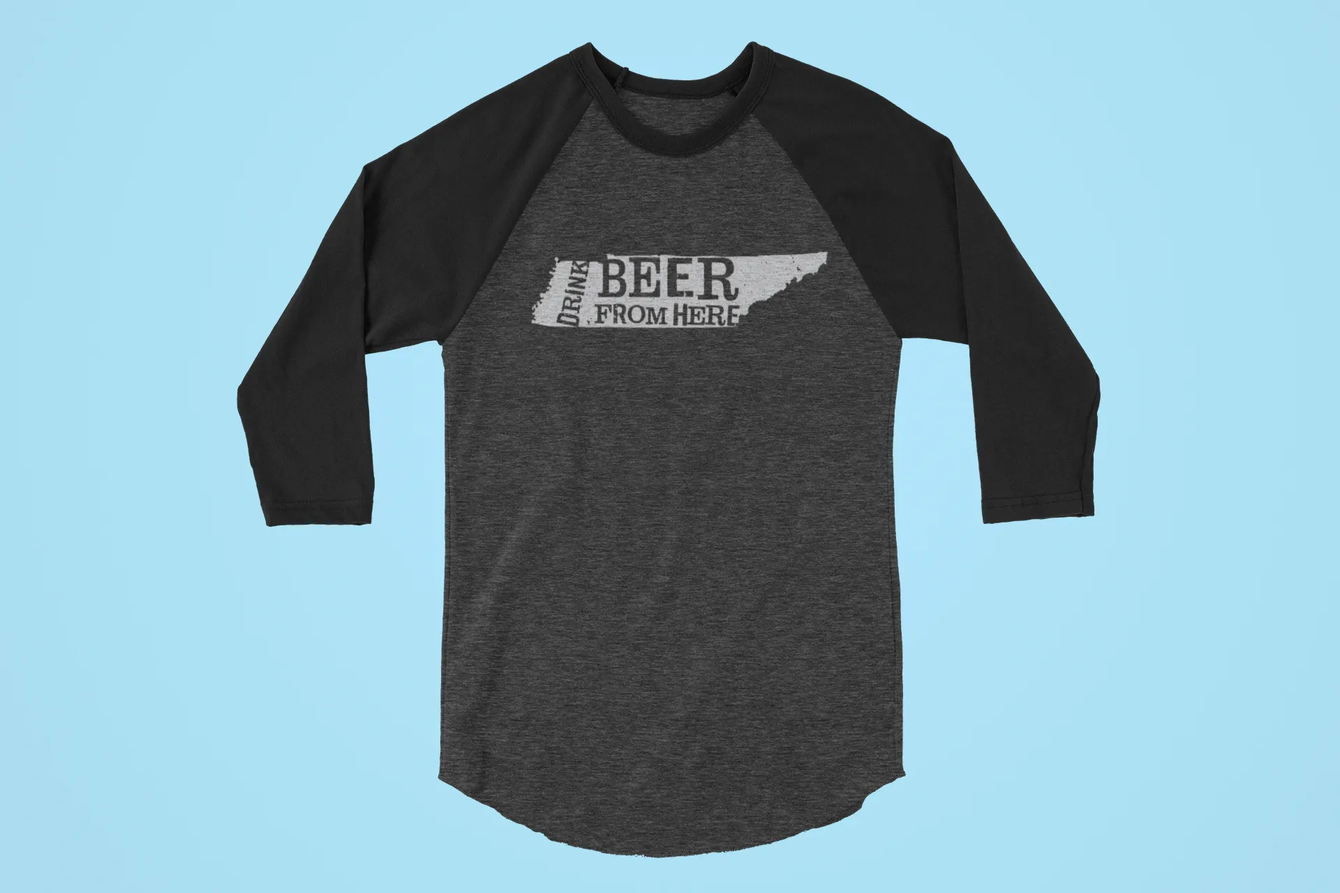 Tennessee Drink Beer From Here® - Craft Beer Baseball tee