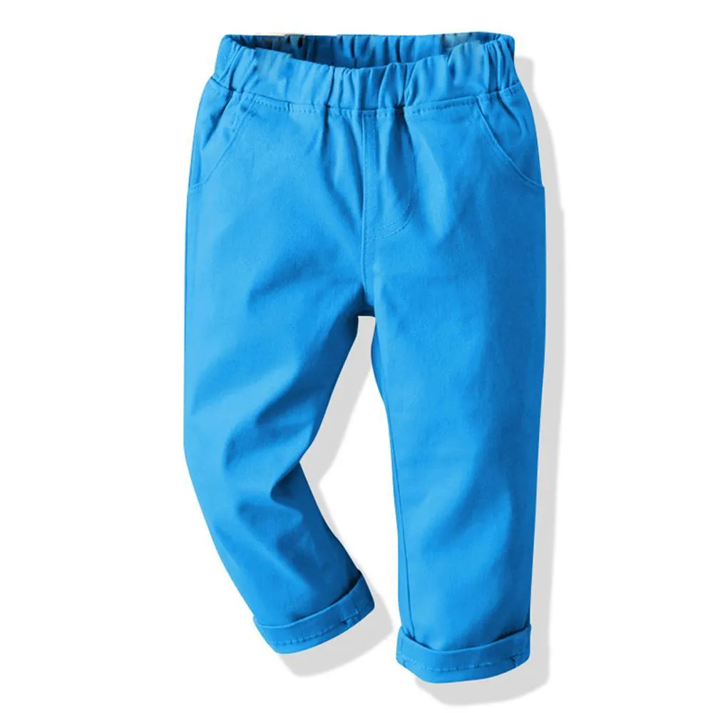 Toddler Boys Solid Casual Pants Children's Wholesale Boutique Clothing