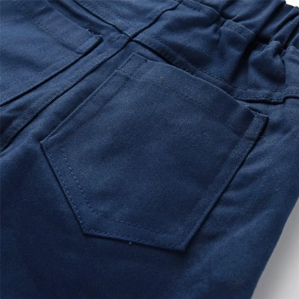 Toddler Boys Solid Casual Pants Children's Wholesale Boutique Clothing