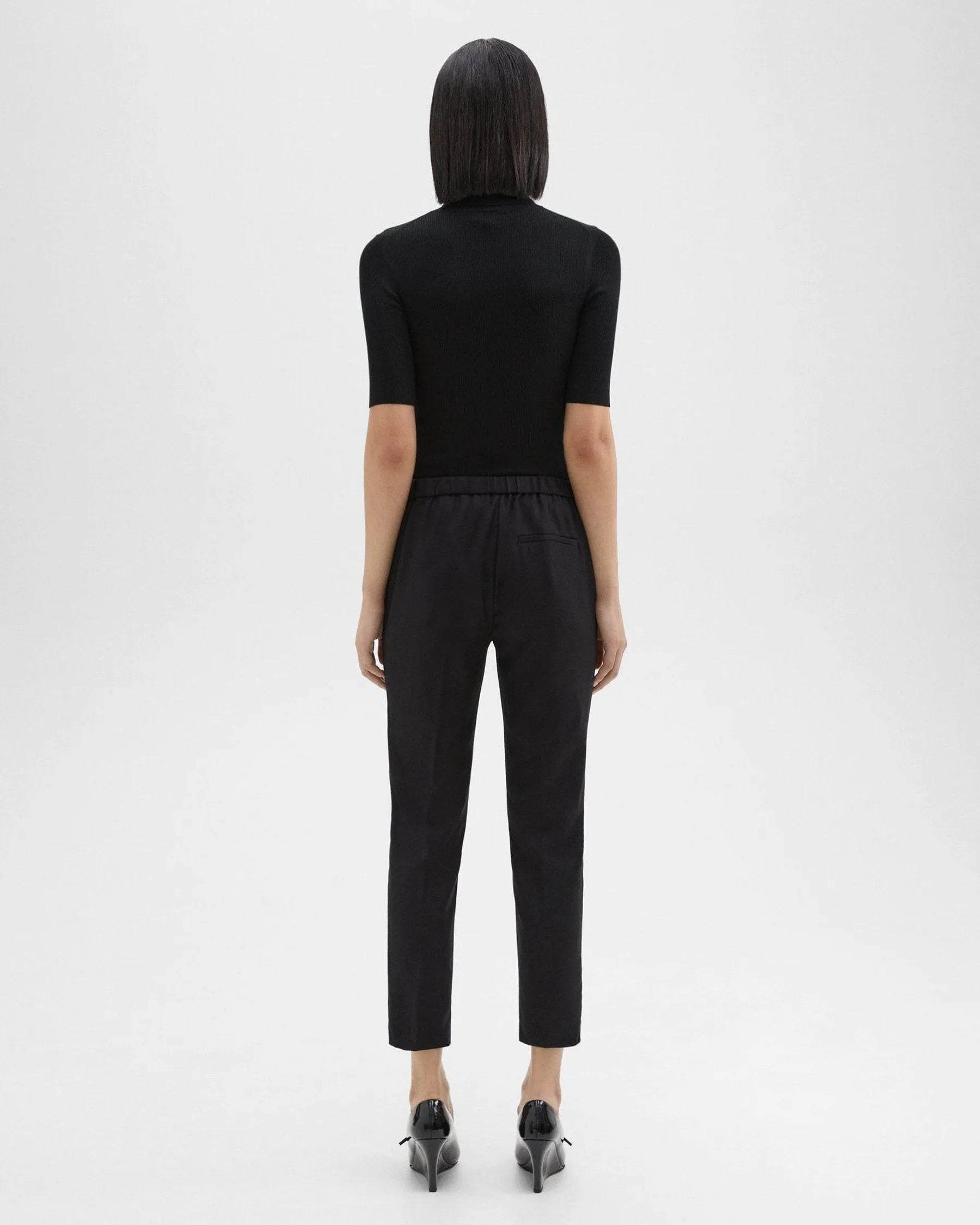 Treeca Pull-On Pant in Sleek Flannel