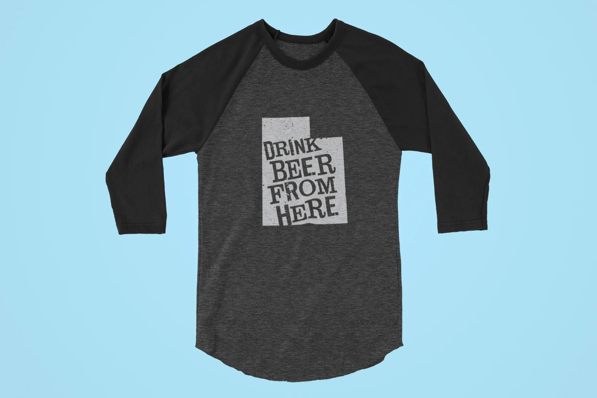 Utah Drink Beer From Here® - Craft Beer Baseball tee