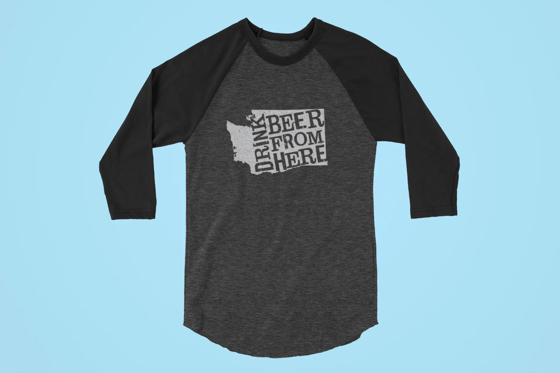 Washington Drink Beer From Here® - Craft Beer Baseball tee