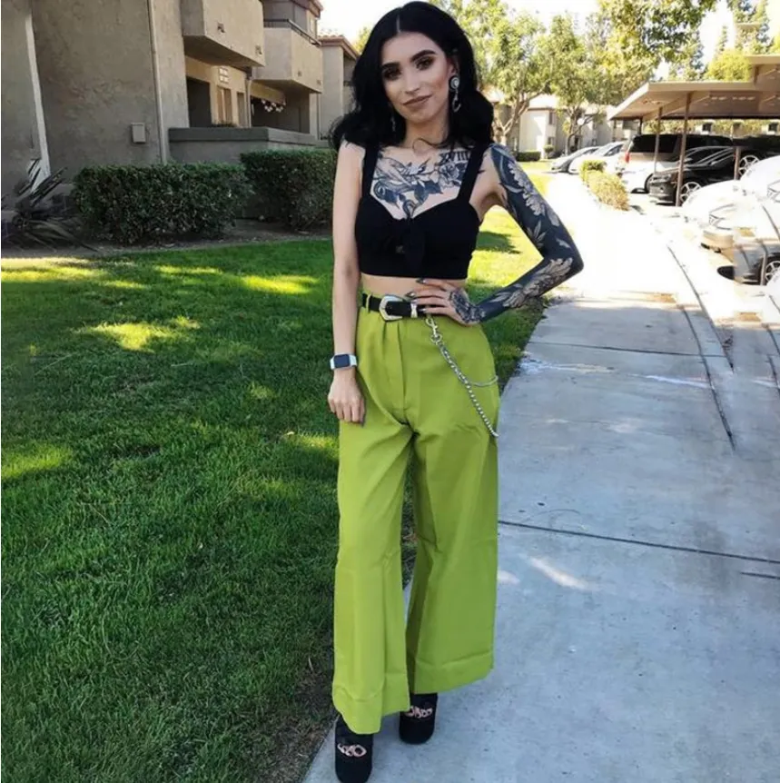 Wide Leg Casual Pants