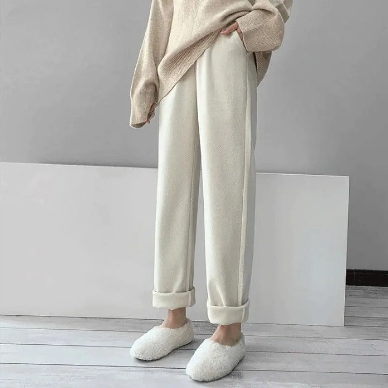 Women's Knitted Wool Pants