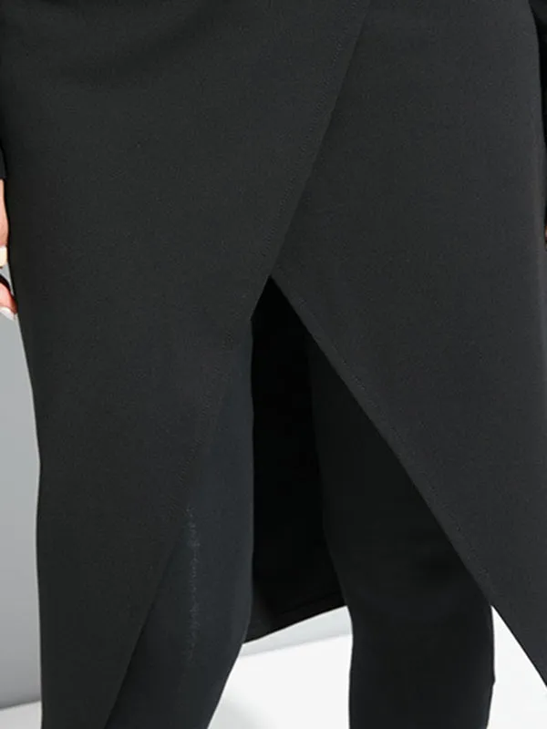 xakxx False Two Solid Split-Joint Culotte