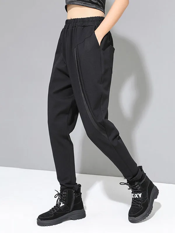 xakxx Original Creation Loose Harem Pants Solid Color Pants