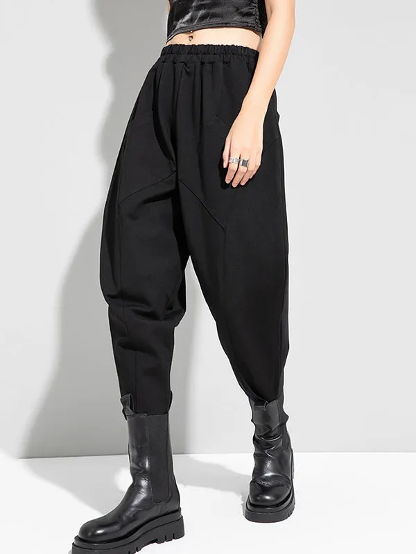 xakxx Stylish Solid Elasticity Harem Pants