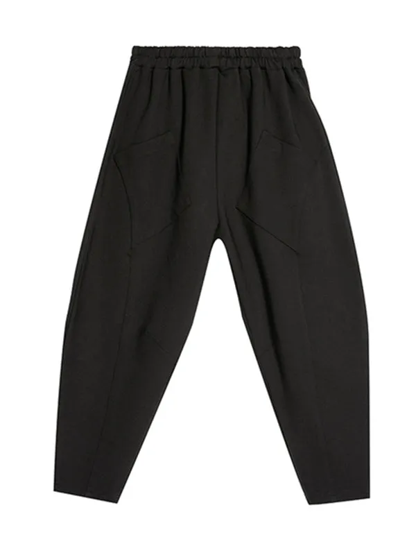 xakxx Stylish Solid Elasticity Harem Pants