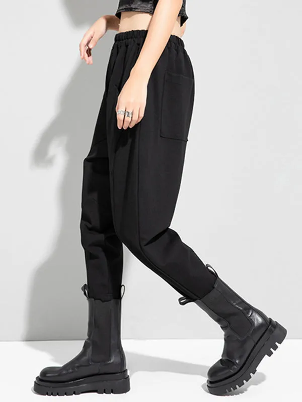 xakxx Stylish Solid Elasticity Harem Pants